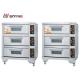 Electric Commercial Bakery Deck Oven Three  Deck Capacity Stainless Steel Oven