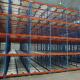 Roller Conveyor Stacking Pallet Storage Racks / Steel Material Pallet Racking System