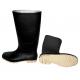 RB108 Portable Black Italy Style PVC Rain Boots without Steel Toe PVC Lining PVC Midsole