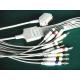 Siemens Hellige One Piece 10 Lead EKG Lead Wires Double Shield TPU Cable