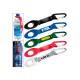 Silk Screen Polyester Printing Bottle Holder Lanyard With Reflection Band, With Carbiner