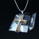 Fashion Top Trendy Stainless Steel Cross Necklace Pendant LPC410