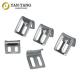 Furniture Accessories Silver Half Plastic Covered Longer 4-Holes Spring Clip