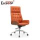 Streamlined Leather Stool Chair Modern Design Exceptional Support