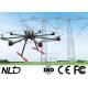 GPS 720P 8 Rotors Unmanned Aerial Vehicle Drone To Stringing Power Line