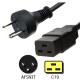 C13 Grounded 3M Denmark Power Cord 3 Wire AFSNIT RoHS Certification