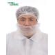 10gsm Disposable Breathable Non Woven Protective Beard Cover White