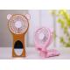 Souvenir Small Hand Held Fans Battery Operated , Rechargeable Battery Powered Fan