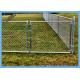 Green PVC Coated 2inch 6FT Chain Link Fence for Sportsground