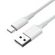 USB Type-C to USB-A 2.0 Male Charger Cable, 3 Feet (1 Meters), White