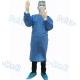 Blue Disposable Surgical Gown , SMS Surgeon Gown With Hand Towels