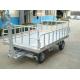 Non Slip Airport Baggage Cart , Container Pallet Dolly Wear Resistant