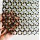 Antique 310 Stainless Steel Decorative Wire Mesh Brass Plated For Cabinets