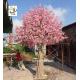 UVG CHR138 15ft pink faux cherry blossom tree in fiberglass trunk for party backdrop decoration