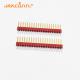 Straight Single Row Pcb Connector Male Pin Header Dip Type Pcb Male Header