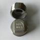 1 Stainless Steel Cast Fittings Threaded Square Head Plug ISO 49-1994