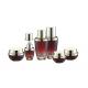 Red Serum Glass Lotion Bottles Not Deformation Environmental Friendly Material
