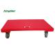 Heavy Duty Carpeted Moving Dolly With Non Marking Tpr Wheel 1000lbs Capacity Red Carpet