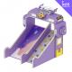 Childrens PVC Commercial Playground Slide With Non Toxic Materials ASTM Standard