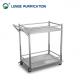 Medical Stainless Steel Trolley With Wheels For Pharmaceutical Factory