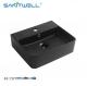 AB8589A-MB Rectangular hand matt black washing sink color bathroom art wash basin ceramic basin