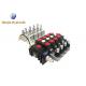 DCV140 Electro Hydraulic 4 Spools Sectional Directional Valve With High Pressure