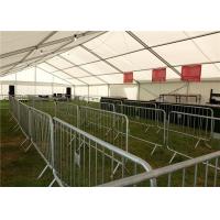 Stainless steel galvanized crowd control barrier For road traffic safety