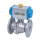 Double Acting Actutator Stainless Steel Flanged Ball Valve