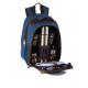 Picnic Backpack for 4 Person with Blanket Picnic Basket Set for 2 with Insulated Cooler Wine Pouch