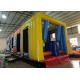 New design inflatable bus obstacle course inflatable public bus shaped obstacle courses inflatable outdoor games