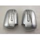 Pair Silver Side Door Mirror Cover With LED Signal Light For Mitsubishi Triton L200 2005 - 14