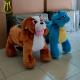 Hansel  children funfair plush animal walking rideable animal toy for christmas ride
