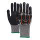 13 Gauge Heavy Duty Gardening Gloves Sandy Nitrile Coated TPR 4X43CP Impact Resistant Touchscreen Safety