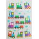 Kawaii Japanese Style 3D Foam Stickers Colored Soft PVC 80mm X 120mm