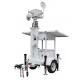 Energy Efficient Mobile Solar Surveillance Trailer DC24V Eco Friendly