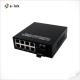 8 Port Fiber Ethernet Switch Ethernet To Fo Converter 850nm