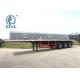 40 Feet Container Carrying Semi Trailer Trucks / Flatbed Container Semi Trailer 3 Axles