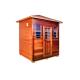 Canadian Hemlock Far Infrared Outdoor Home Sauna For Backyard 4 Person