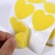Heart Shape Self Adhesive Velcro Hook And Loop For DIY Decorations