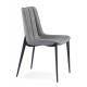 Contemporary 49.5x54x82cm Metal Frame Dining Chair