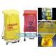 Disposable Hospital Red / Yellow Polyethylene Biohazard Infectious Autoclave Bags, Draw string Biohazard garbage/trash b