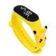 Kids Cartoon Electronic Bracelet Watch Thermoplastic Silicone Rectangular Case