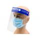 Professional Clear Plastic Full Face Shield Visor Customized Sublimation Printing