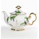 Flower Ceramic Decorative Teapots Ceramic Teapot Large Capacity For Afternoon Tea
