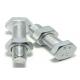 M12 stainless steel bolts and nuts washer stud bolt and nut 25-6Mo 1.4529 NO8926 stainless steel m16 anchor