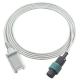 Saadat Paediatric Spo2 Probe 7Pin To DB9 SpO2 Adapter Extension Cable 2.4M TPU
