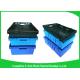 Mesh Transport Green Plastic Food Crates Storage Medicine Recyclable