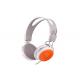 Multi Function Noise Eliminating Headphones For Pc Gaming Orange Color