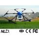 6 Rotors Agricultural Fertilizer Spraying Drone Flying Distance 5000m Remote Control