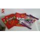 Colorful Plastic Milk Candy Food Packaging Bags with Easy Tearing Notch Moisture Proof